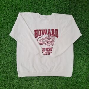 Vintage 80s Howard High-School Sweatshirt XL/2XL 26x27 USA